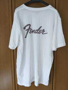 フェンダー　UT 半袖Tシャツ　白色　ホワイト　XLサイズ　即決　Fender 