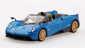 ＜新品・未開封＞ MINI GT　Pagani Huayra Roadster　Blue Francia　左ハンドル　1/64サイズ