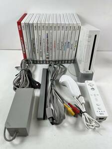 ♪【中古】Nintendo Wii 本体 ソフト 16本 まとめ 任天堂 動作品 ゲーム機 ゼルダの伝説 トワイライトプリンセス ＠100(7950-18)