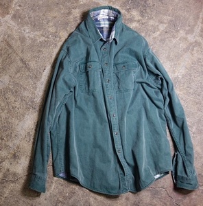 TK 希少 USA製 入手困難 L.L.Bean ビッグサイズ XXL 長袖シャツ 2枚重ね生地 エルエルビーン 90s 80s