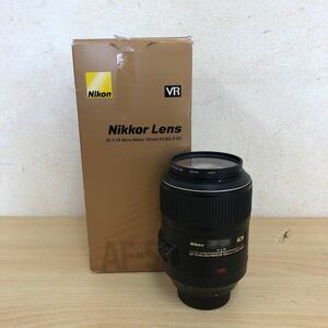 1円〜 中古品 Nikon 単焦点マイクロレンズ AF-S VR Micro Nikkor 105mm F2.8 G ニコン 