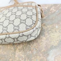 OLD GUCCI PLUS GG PATTERNED MINI SHOULDER BAG MADE IN ITALY/オールドグッチプラスGG柄ミニショルダーバッグ_画像7