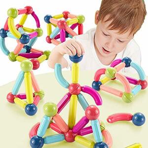 TYORORO おもちゃ 男の子 マグネットブロック 女の子 マグネットおもちゃ 子供DIY 磁気ブロック 知育玩具 組み立て玩具 積み木 立体