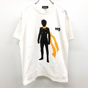 BANDAI × 2012「009 RE:CYBORG」製作委員会 - M メンズ Tシャツ サイボーグ009 映画 石ノ森章太郎 プリント 半袖 綿100% 杢オフホワイト