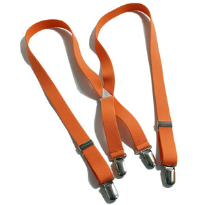  for children suspenders made in Japan 21mm width orange 