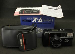 Nikon TW Zoom 35-80mmMACRO ピカイチズーム 電源投入と簡易動作確認済み 現状にて　　　　　　　　　　　　検索→当時物 箱説 フィルム