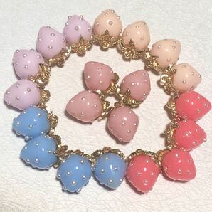 いちご チャーム ハンドメイド 10ヶ