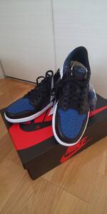 新品 AIR JORDAN1 RETRO LOW OG Mystic Navy ナイキ エアジョーダン1 ロー ミスティック ネイビー ブルー