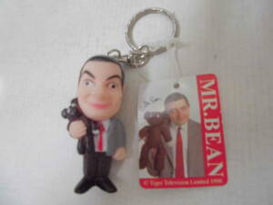 *1998 year * unused!*[MR.BEAN Mr. * bean ] figure * key holder * key chain (A) England (B-3)