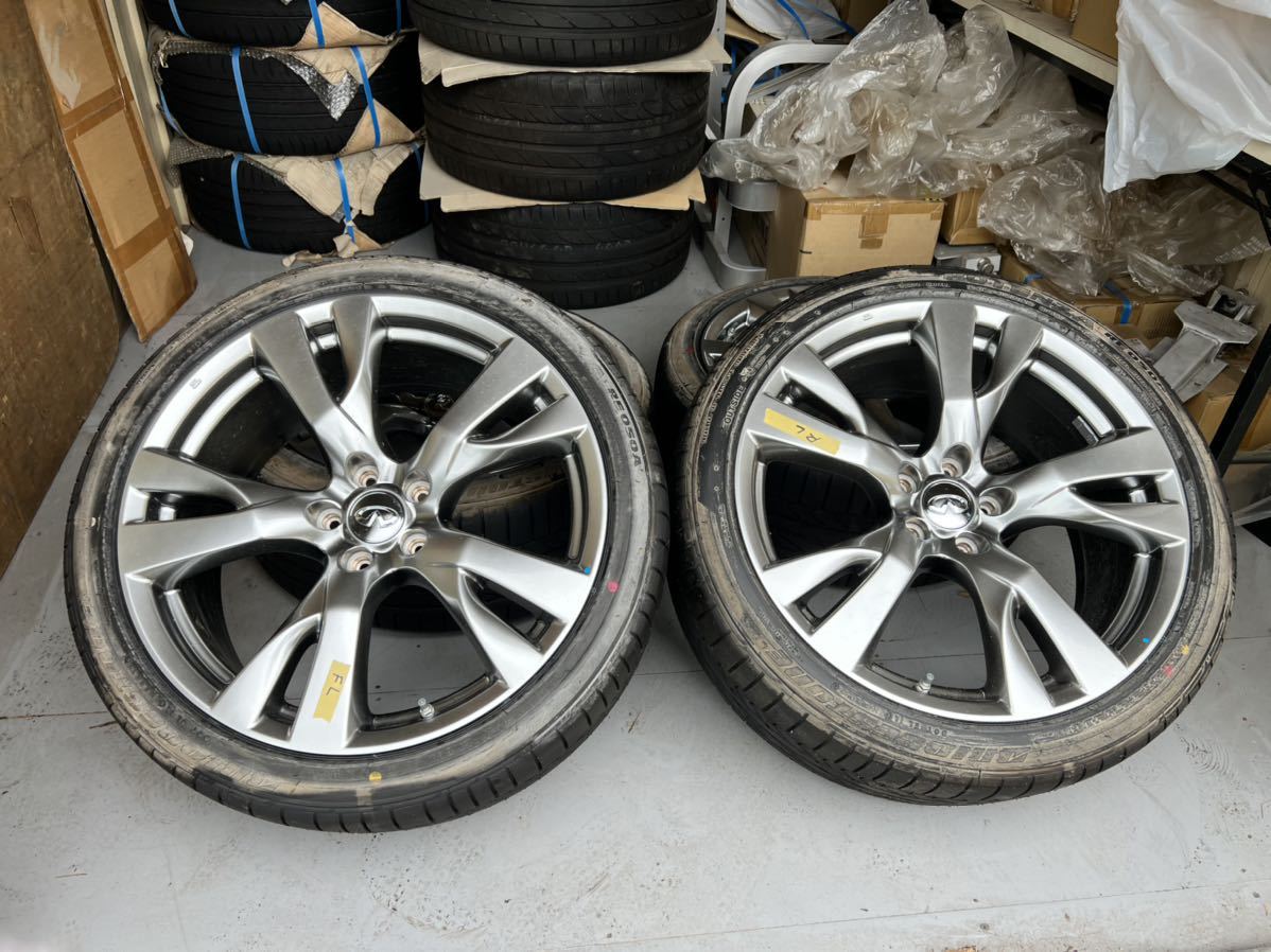 ポイントキャンペーン中 インフィニティM45 20inホイールタイヤセット