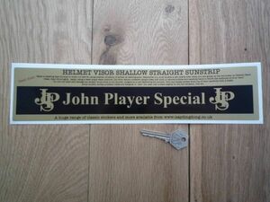 ◆送料無料◆ 海外 John Player Special JPS Helmet Visor ヘルメット バイザー 300mm ステッカー