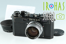 Nikon S2 Original Black Paint + NIKKOR-S・C 50mm F/1.4 Lens #39684D8_画像1