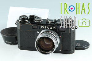 Nikon S2 Original Black Paint + NIKKOR-S*C 50mm F/1.4 Lens #39684D8