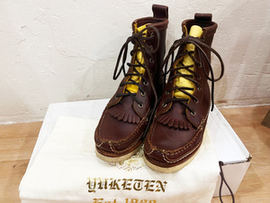 ★Yuketen/ユケテン Maine Guide Boots メインガイドブーツ 03405W Women's 6H C(24cm〜24.5cm程度) ブラウン レザーブーツ USA製 ★