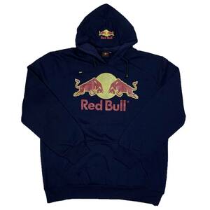 Red Bull レッドブル ベーシックロゴ プルオーバーパーカー (ネイビー) (XXXL) [並行輸入品]