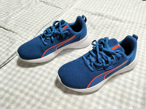  new goods!puma Puma. TISHATSU Runner knitted sneakers 22.0cm 191571-09