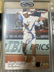 2011 NETPRO 20th Anniversary Limited Edition Roger Federer 2003 NETPRO Uncirculated RC Card /20