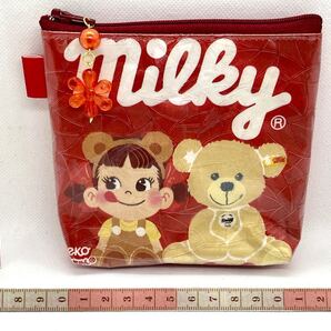 リメイクポーチ パッケージリメイク お菓子リメイク ハンドメイド ペコちゃんシュタイフコラボ