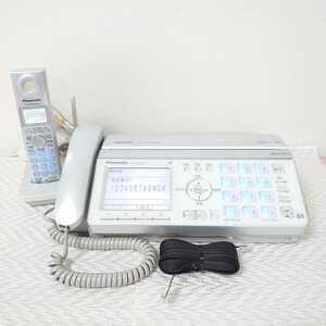 【見てから印刷】Panasonic パナソニック　FAX　KX-PW621（シルバー）子機1台・電話線ケーブル付き