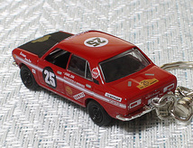 ★☆NISSAN BLUEBIRD 1600 SSS RALLY☆日産 ブルーバード 1600 SSS ラリー仕様☆P510TK☆ミニカー☆キーホルダー・アクセサリー☆★_画像3