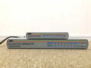 E272☆送料無料☆アライドテレシス CentreCOM『MR820TR・MR815T』8ポート・ミニHUB イーサネットハブ 現状品 MR820TRは通電確認済