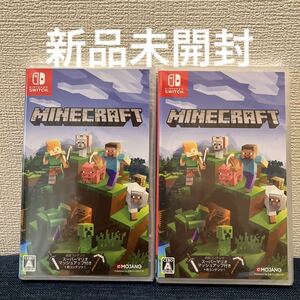 新品未開封 switch マインクラフト2枚セット