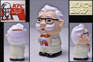 KFC ★ 貯金箱 ★ ケンタッキーフライドチキン ★ カーネル・サンダース ★ KFC2017 ★ カーネルおじさん ★ ノベルティ ★ 中古品 ★