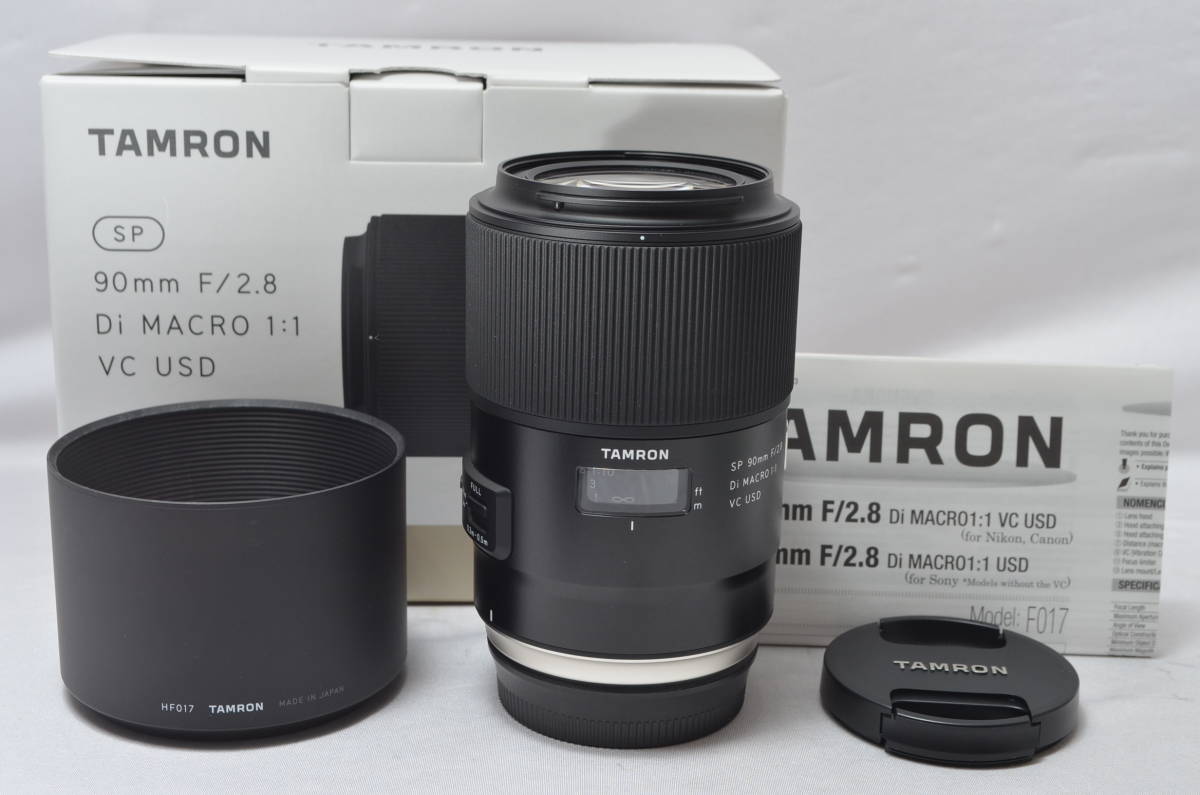 カメラ レンズ(単焦点) TAMRON SP 90mm F/2.8 Di MACRO 1：1 VC USD (Model F004) [キヤノン用 