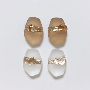 ハンドメイド ピアス イヤリング パーツ レジン ニュアンス カボション