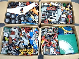 送料710円 LEGO バラ ブロック パーツ取り 大量 60kg以上 まとめ売り ※未仕分け ミニフィグ 組み立て済み 基礎板 キャッスル テクニック