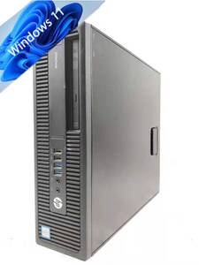 ■驚速 6世代 i5-6500 3.6GHz x4/メモリ8GB■新SSD:240GB+大容量HDD:1TB Win11/Office2021 Pro/USB3.0/追加 無線■HP 600 SFF G2 6B