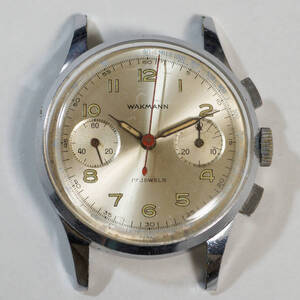 ワックマン WAKMANN 手巻き クロノグラフ Chronograph ビーナス Venus 188搭載 ジャンク品