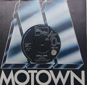 ☆FOUR TOPS/SIMPLE GAMES'1971UK MOTOWN7INCH