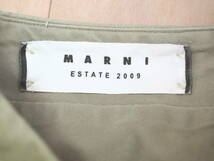 marni マルニ レディース 09SSコットンツイルタックスカート42 Italy製_画像3