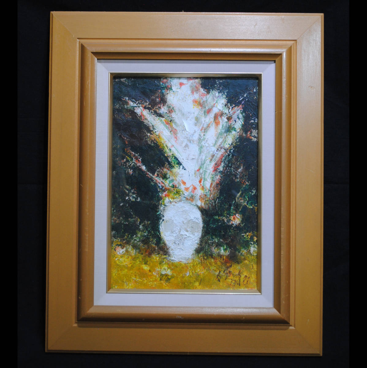 [Sellout Shop] Oil painting, still life, flower painting, hand-painted, framed, Painting, Oil painting, Still life