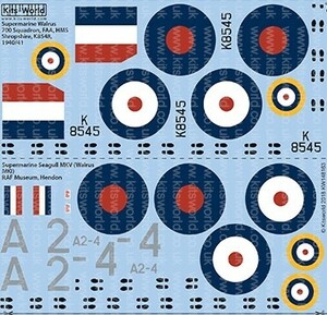 キッツワールド KW148163 1/48 スーパーマリン ウォーラス 700 Squadron, FAA, HMS Shropshire, K8548, 1940/41 - Superm・・・