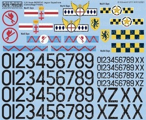 キッツワールド KW132021 1/32 イギリス空軍 SEPECAT ジャギュア 第6/14/31/41/54飛行隊