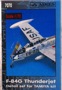 アイリス 7070 1/72 F-84G サンダージェット ディテールセット タミヤ用(TAMIYA用)