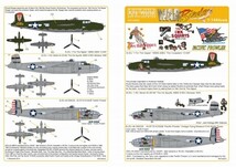 キッツワールド KW144022 1/144 米陸軍 B-25 デカールセット `1 For the Gipper` The Ink Squirts 98 Seabees, `Pacific Prowler_画像2