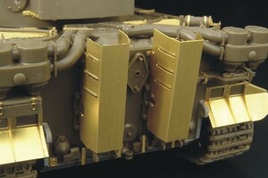 ハウラー HLX48126 1/48 タイガーI 排気管カバー 極初期型 エッチングパーツ(タミヤ用)