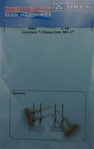 アイリス 4083 1/48 German 7,92mm guns MG 17(汎用)