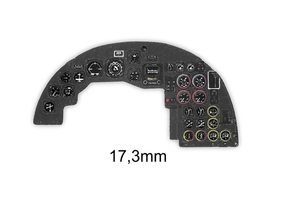 ヤフーモデル YMA7271 1/72 ドルニエ Do 17Z 爆撃機 計器盤 (エアフィックス用）