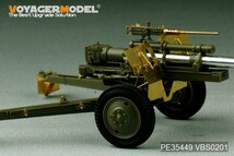 ボイジャーモデル PE35449 1/35 WWIIアメリカ 3インチM5 対戦車砲・ M1 105mm 榴弾砲 M2A1砲架 2in1( AFVクラブ35S64/35160用)_画像5