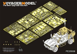 ボイジャーモデル PE35938 1/35 現用 アメリカ M1240A1 M-ATV (PANDA HOBBY 35027用)