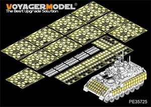 現用アメリカ M3A3 ブラッドレー 歩兵戦闘車 爆発反応装甲セット モンモデル SS-006 /オロチ IM001 /IM002用 （1/35スケール アクセサリーパーツ エッチングパーツ PE35725）