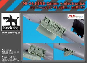  black dog A48147 1/48 Mi-24 is India ka non .+ electronic equipment (zbezda for )