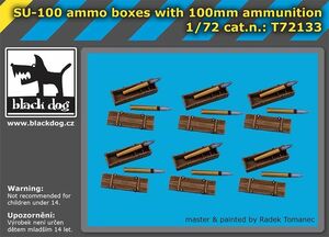  black dog T72133 1/72 SU-100. medicine box w/ 100mm against tank .( all-purpose )