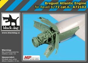  black dog A72102 1/72 Breguet - Atlantic engine ( Revell for )