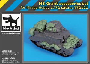 ブラックドッグ T72121 1/72 M3 グラント アクセサリーセット （ミラージュホビー用）