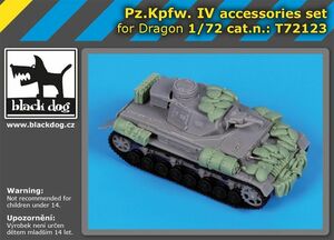 ブラックドッグ T72123 1/72 IV号戦車 アクセサリーセット （ ドラゴン用）